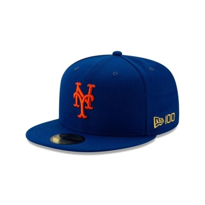 New York Mets Gorra | New Era MLB Team Color 59fifty Fitted Cap Mexico - Negros